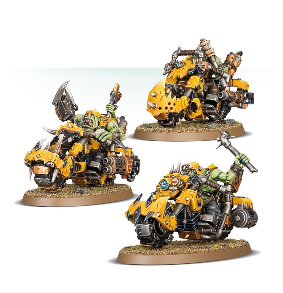 Orks: Ork Warbikers Mob