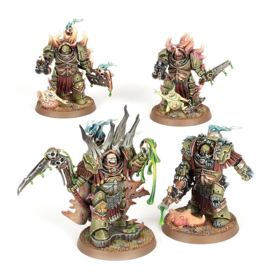 Warhammer: 40K - Deathguard: Lord of Contagion with Blightlord Terminators