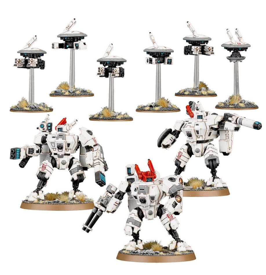 Warhammer: 40K - T'AU: XV8 Crisis Battle Team