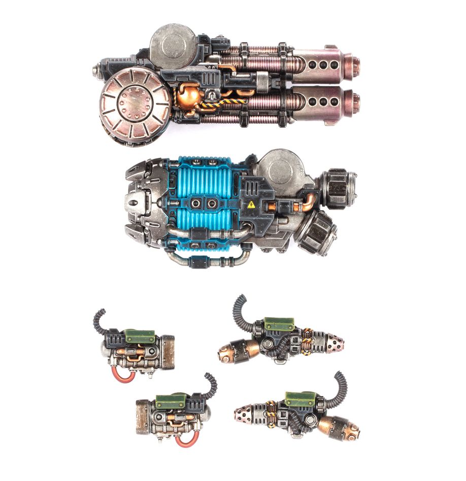Warahmmer: 30K - Saturnine: Saturnine Dreadnought Weapons – Chiron Configuration