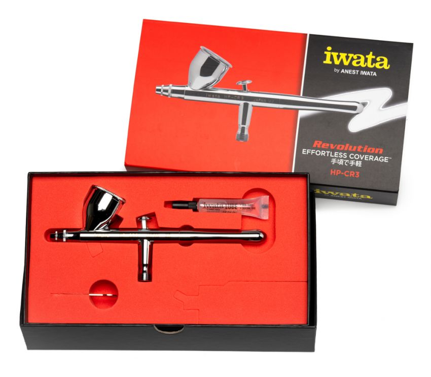 IWATA: Revolution HP-CR3 Gravity Feed Dual Action Airbrush