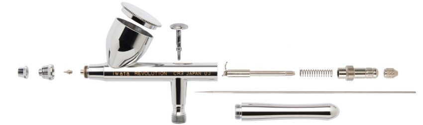 IWATA: Revolution HP-CR3 Gravity Feed Dual Action Airbrush