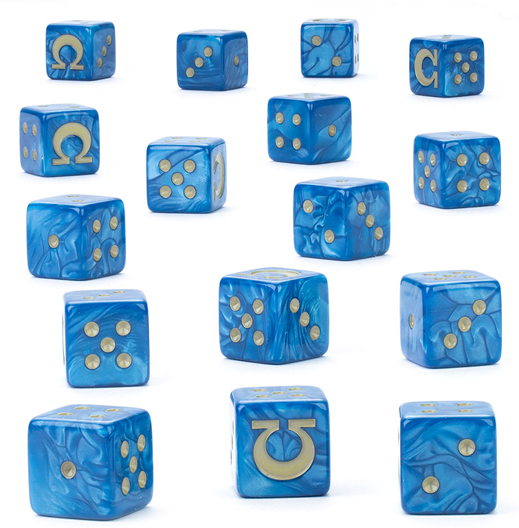 Warhammer: 40K - Ultramarines: Dice Set