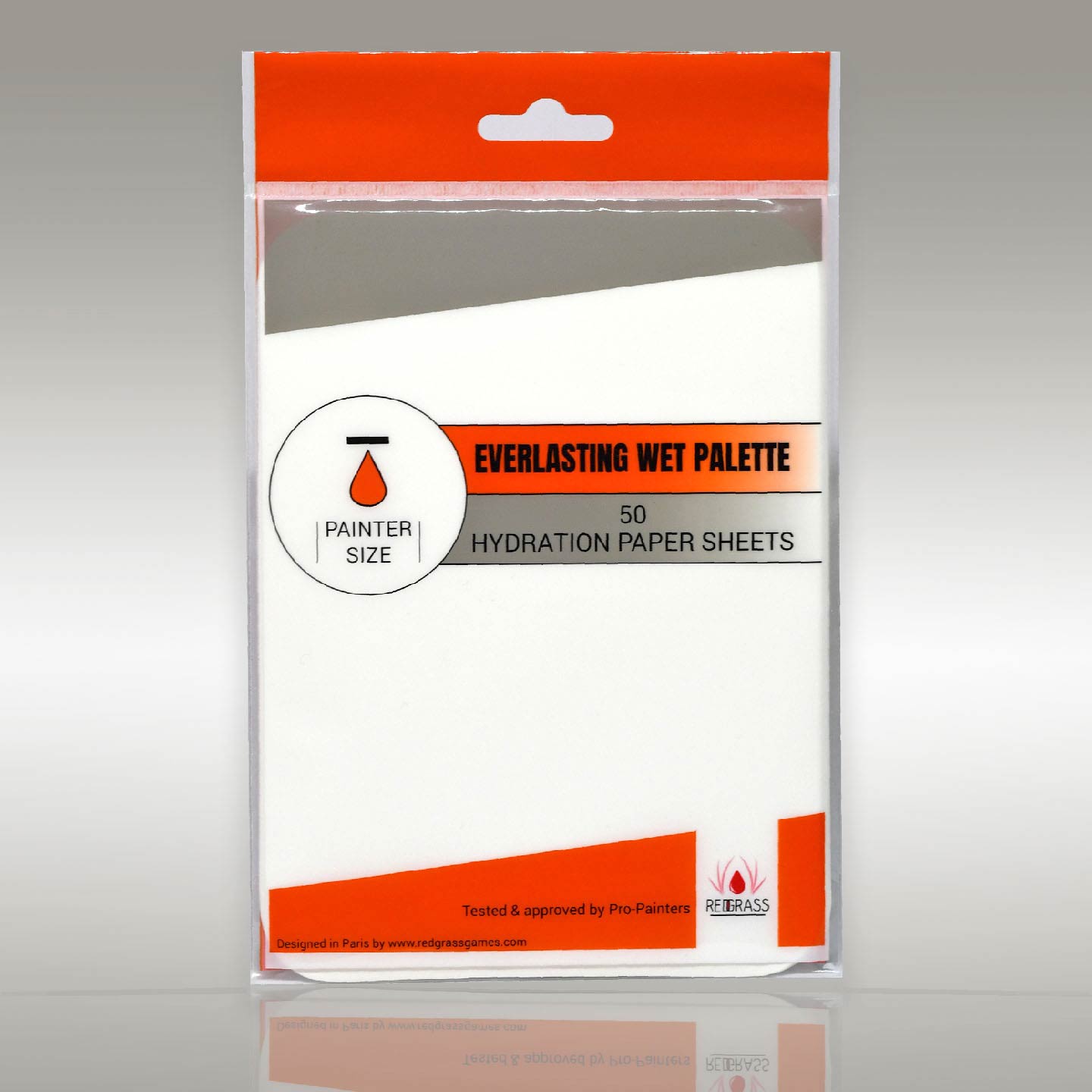 RedGrass: Wet Palette - 50 x Hydration paper sheets for Painter v1 and Lite